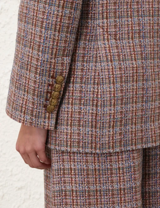 Illustration Tweed Jacket