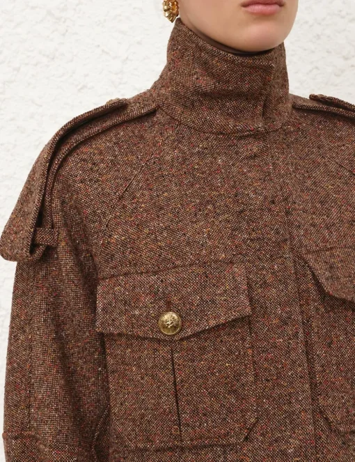 Illustration Tweed Jacket
