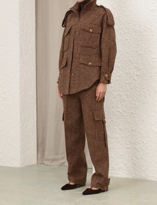 Illustration Tweed Pant