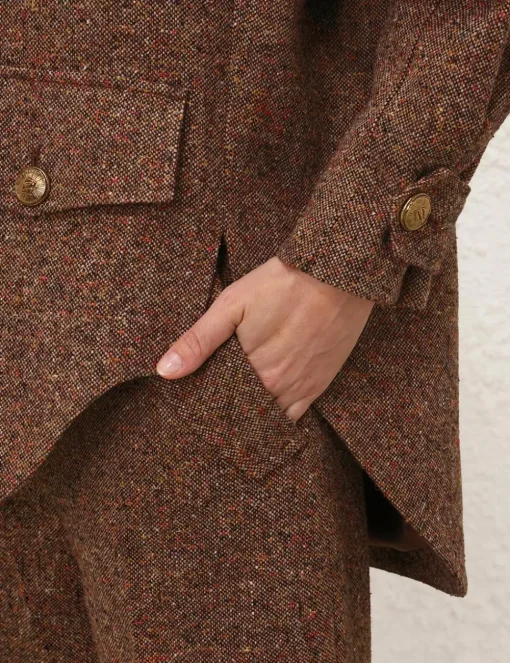 Illustration Tweed Pant