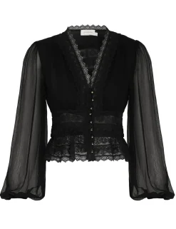 Illustration V Neck Blouse