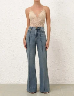 Illustration Wide Leg Jean