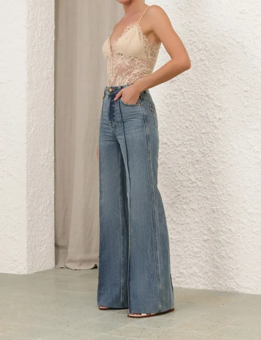 Illustration Wide Leg Jean