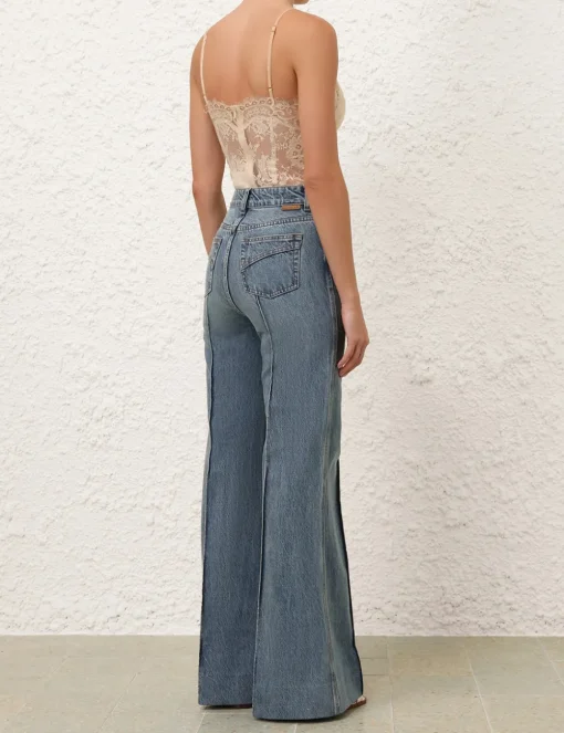 Illustration Wide Leg Jean