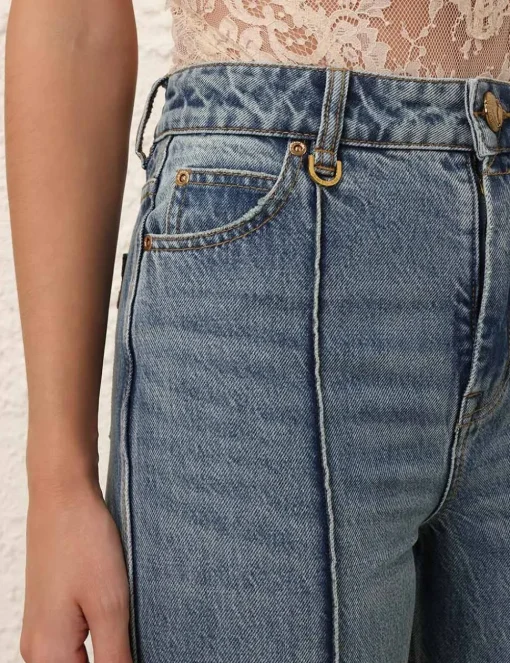 Illustration Wide Leg Jean