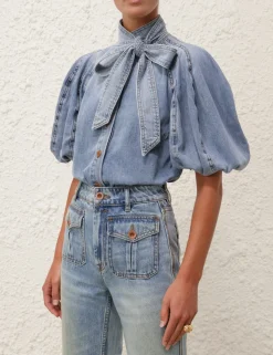 Lantern Sleeve Shirt