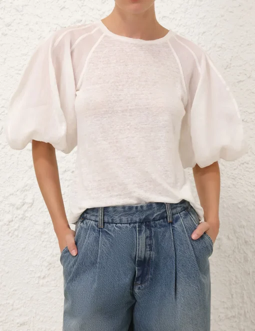 Lantern Sleeve Tee
