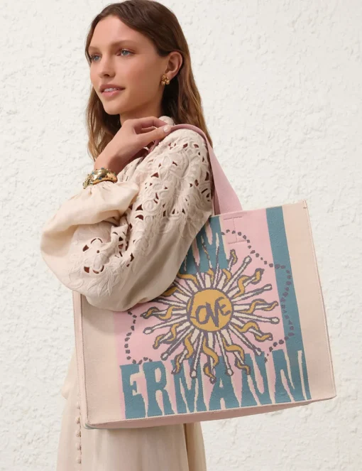 Large Jacquard Tote