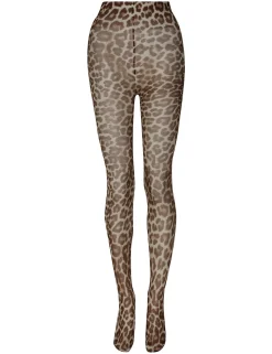 Leopard Print Tights