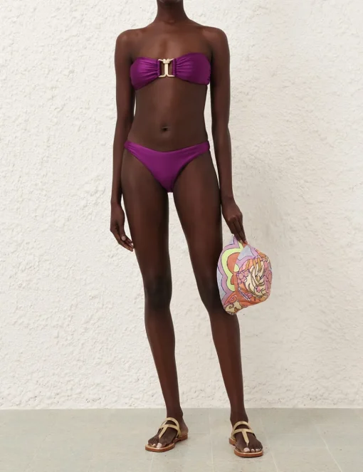 Lightburst Knot Trim Bikini