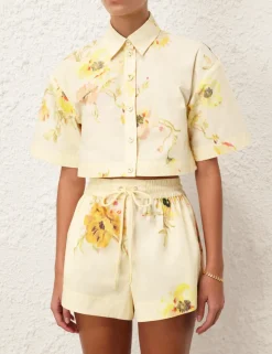 Lightburst Relaxed Crop Shirt