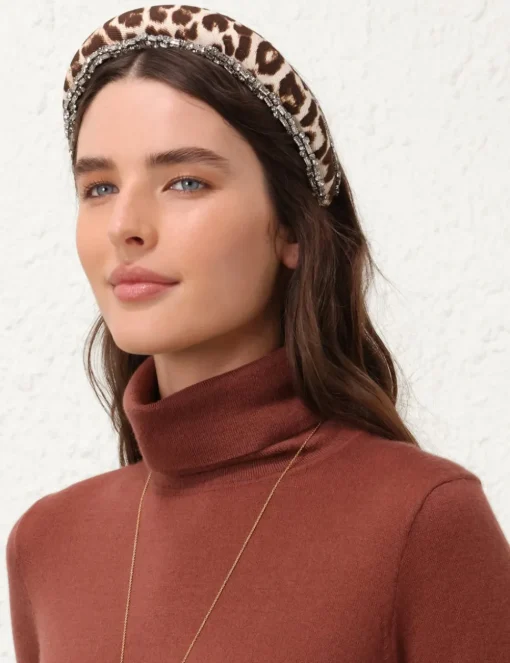 Linen Rhinestone Headband