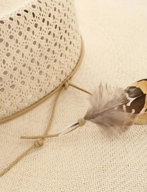 Open Weave Crown Boater