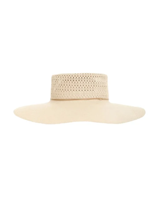 Open Weave Crown Boater