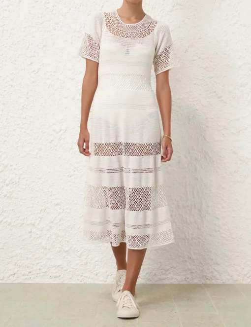 Ottie Crochet Dress