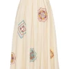 Ottie Doily Midi Skirt