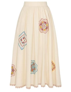 Ottie Doily Midi Skirt