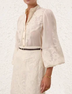 Ottie Embroidered Blouse