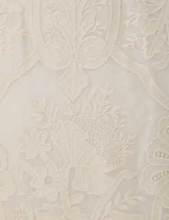 Ottie Embroidered Midi Skirt