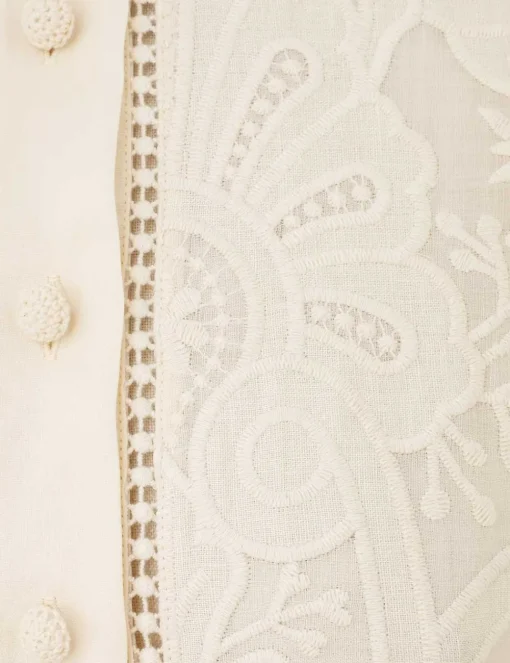 Ottie Embroidered Mini Dress