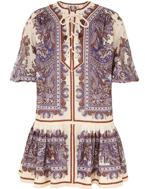Ottie Eyelet Mini Dress