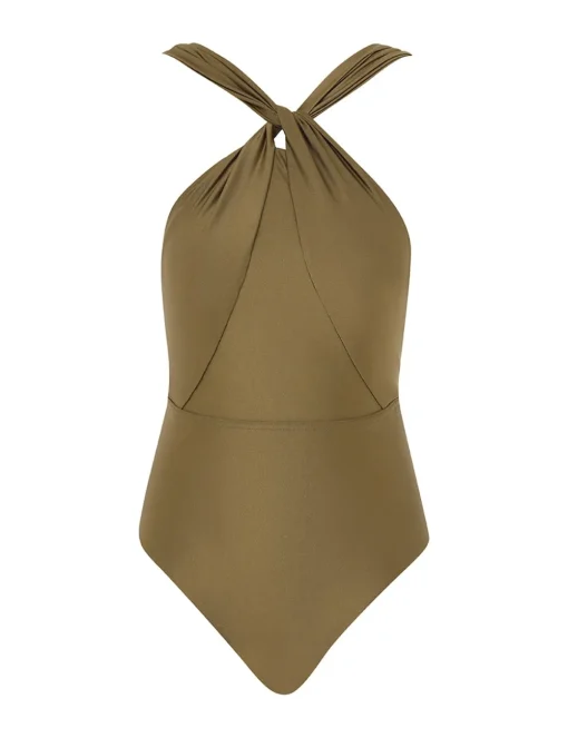 Ottie High Neck Draped 1PC