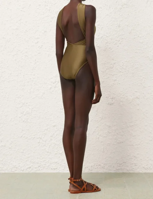Ottie High Neck Draped 1PC