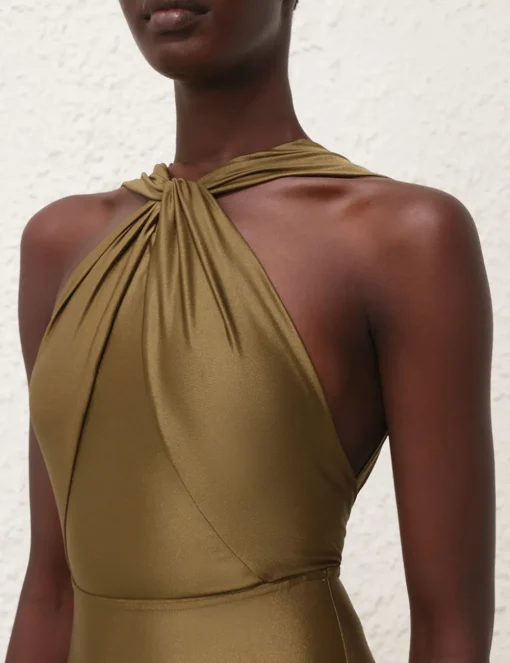 Ottie High Neck Draped 1PC