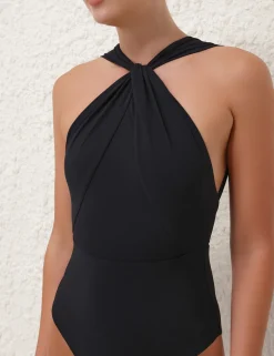 Ottie High Neck Draped 1PC