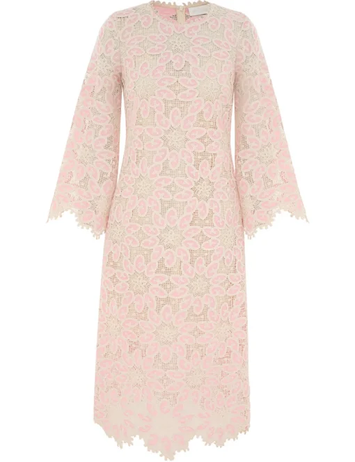Ottie Lace Midi Dress