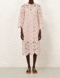 Ottie Lace Midi Dress