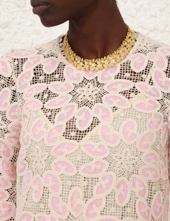 Ottie Lace Midi Dress