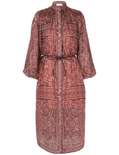 Ottie Long Sleeve Shirt Dress