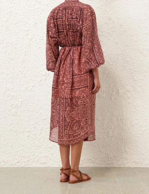 Ottie Long Sleeve Shirt Dress