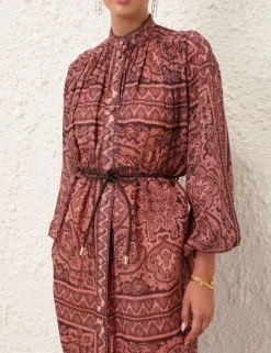 Ottie Long Sleeve Shirt Dress