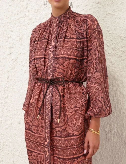 Ottie Long Sleeve Shirt Dress