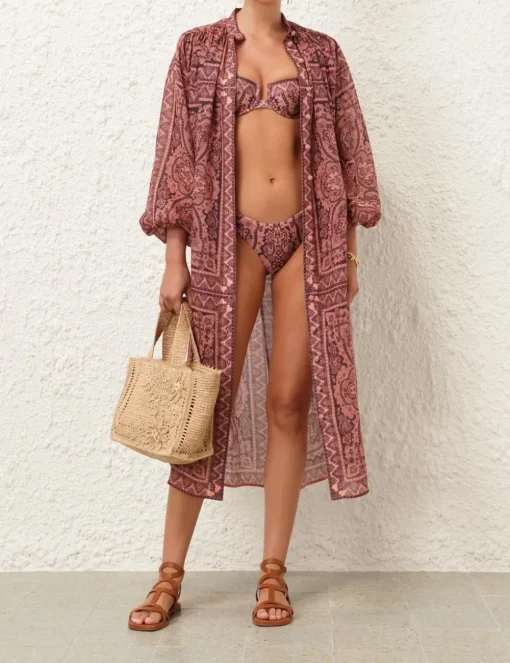 Ottie Long Sleeve Shirt Dress
