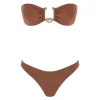 Ottie Metallic Knot Bikini