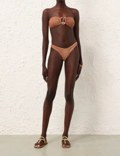 Ottie Metallic Knot Bikini