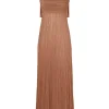Ottie Metallic Tie Dress