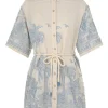 Ottie Palm Shirt Dress