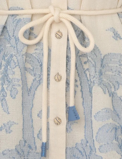 Ottie Palm Shirt Dress