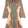 Ottie Plunge Mini Dress