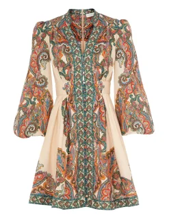 Ottie Plunge Mini Dress