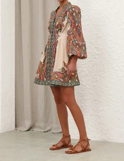Ottie Plunge Mini Dress