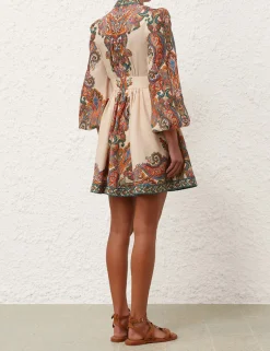 Ottie Plunge Mini Dress