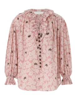 Ottie Ruffle Neck Top