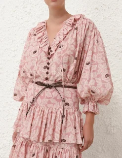 Ottie Ruffle Neck Top