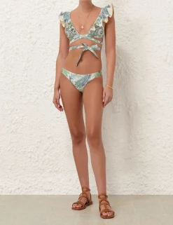 Ottie Wrap Ruffle Bikini