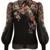 Pavilion Tie Neck Blouse